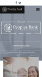 Mobile Screenshot of peoplesbankmtg.com