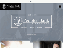 Tablet Screenshot of peoplesbankmtg.com